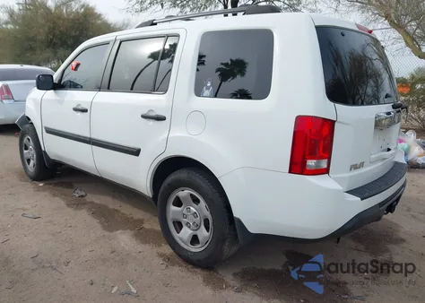 2014 Honda Pilot Lx z USA, uszkodzony, nr VIN 5FNYF4H20EB035550